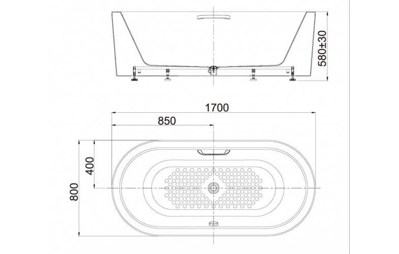 Bồn tắm đặt sàn American Standard BTAS2732