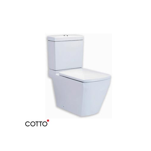 Bồn cầu 02 khối COTTO C17087-Tetragon