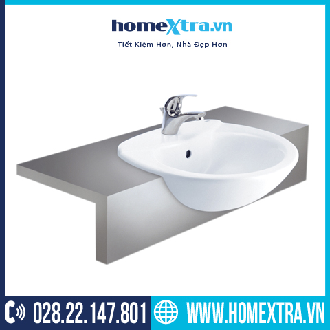 Chậu rửa mặt bán âm bàn