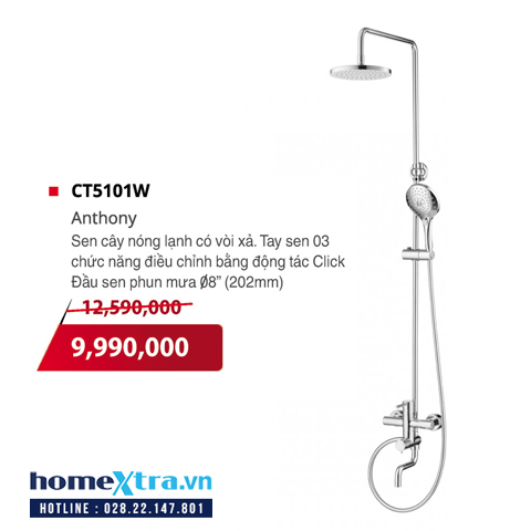 Sen cây nóng lạnh COTTO CT5101W