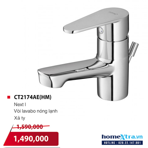 Vòi lavabo nóng lạnh COTTO CT2174AE