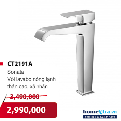 Vòi lavabo nóng lạnh COTTO CT2191A