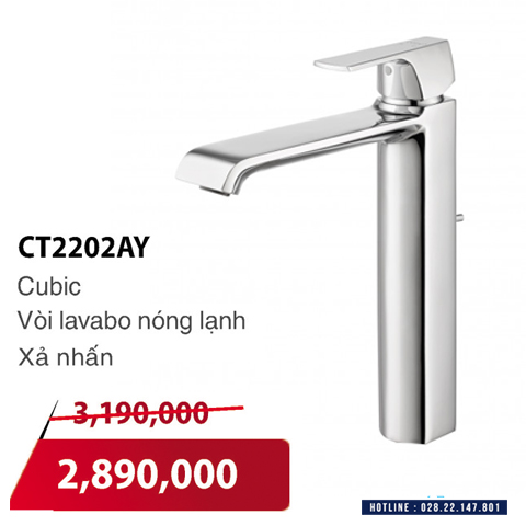 Vòi lavabo nóng lạnh COTTO CT2202AY