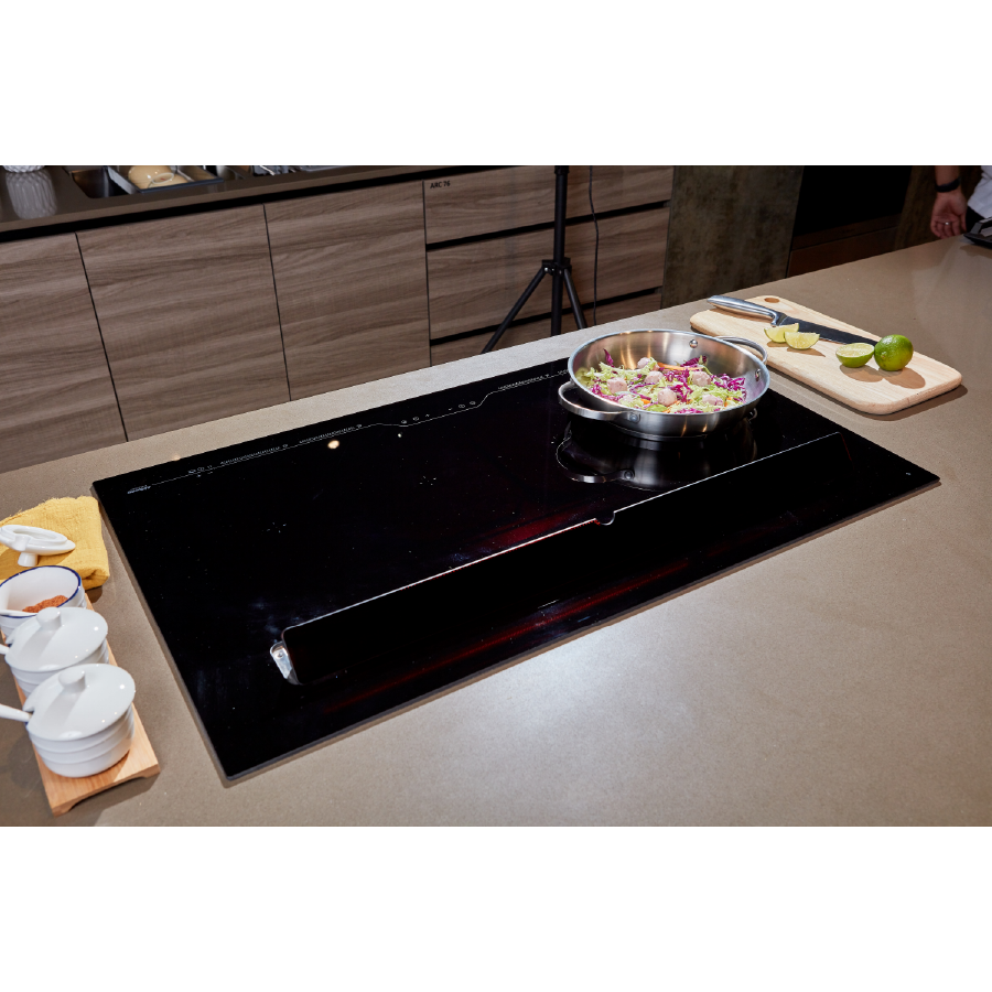 Bếp 4 từ kết hợp máy hút HIH-904 SLIM