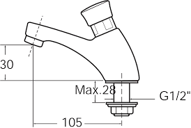 Vòi nước lạnh American A-2400N