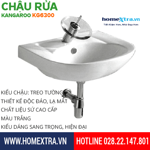 Chậu treo tường Kangaroo KG6300