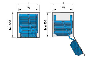 Kệ kéo 12 rổ tủ 202003