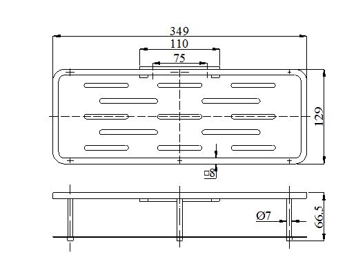 Kệ rổ inox BN 710