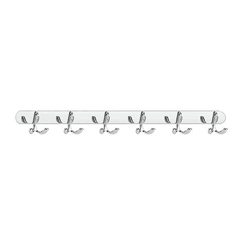 Móc áo 6 móc kép Prolax PR-6M (Bạc)
