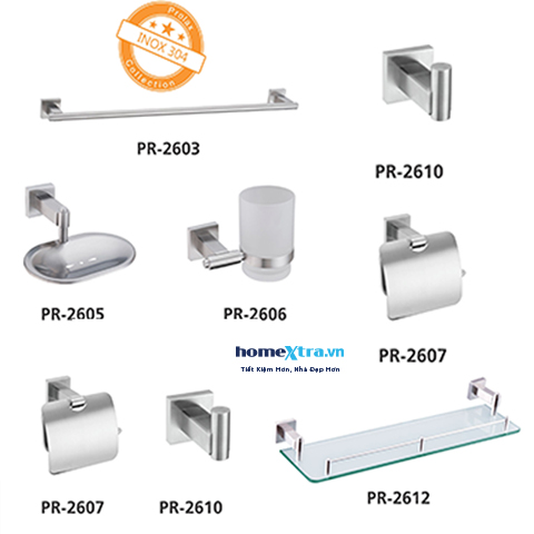 8 món phụ kiện phòng tắm Prolax PR-26