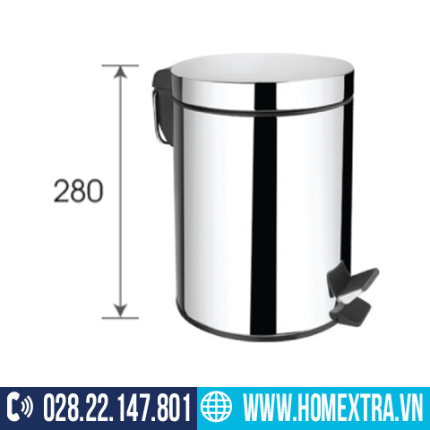 Thùng Rác Inox 5 Lít