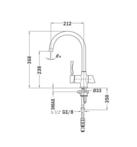 Vòi chén TEKA KB 915