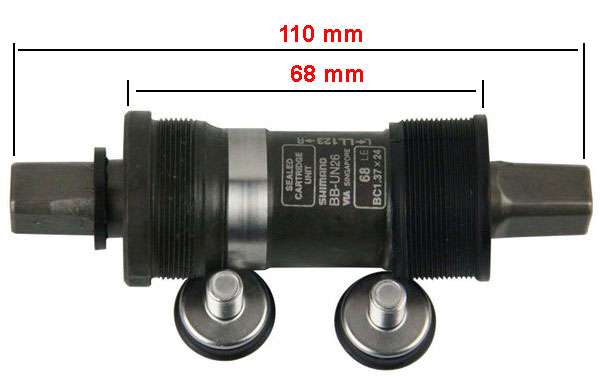 Trục Cốt Vuông Shimano BB-UN26