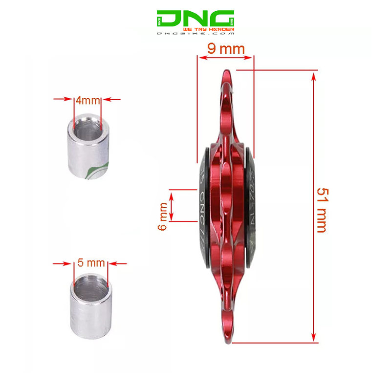 Bánh răng củ đề xe đạp nhôm CNC MEROCA 11/13T