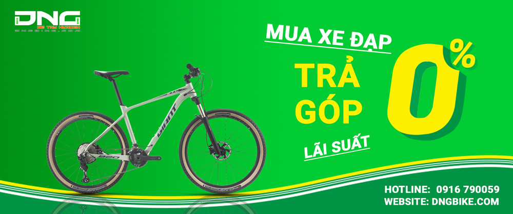 TRẢ GÓP LÃI SUẤT 0% KHI MUA XE ĐẠP TẠI DNGBIKE