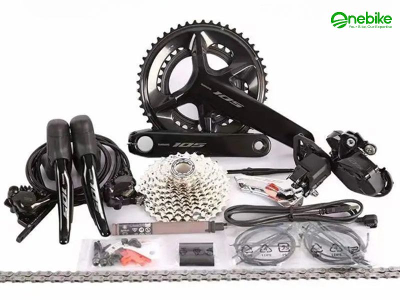 Bộ group SHIMANO 105 R7170 Di2 Disc không BB, đĩa phanh Bộ group SHIMANO 105 R7170 Di2 Disc không BB, đĩa phanh