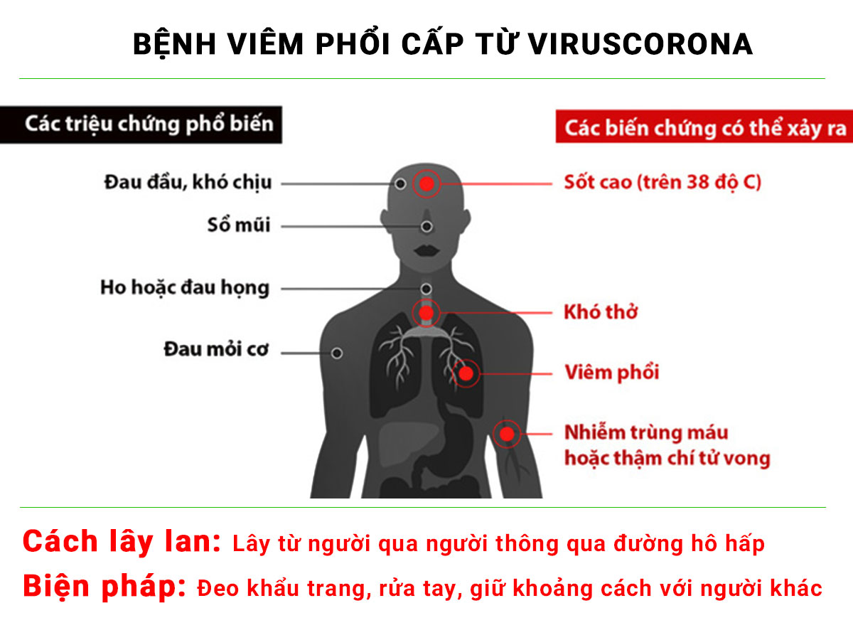 Các triệu chứng nhiễm covid-19