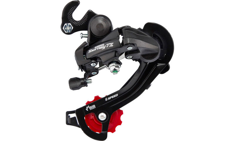 Deragliatore Anteriore Shimano Tourney TZ500 6 Velocità - Montaggio 31,8 Mm Doppia Corona - Foto 2