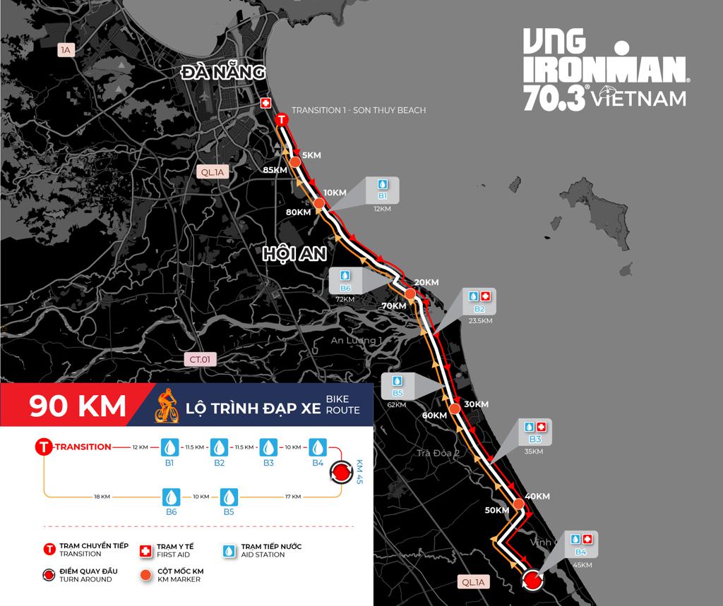 IRONMAN 70.3 Việt Nam lần thứ 6 tổ chức tại Đà Nẵng ngày 09/05/2021