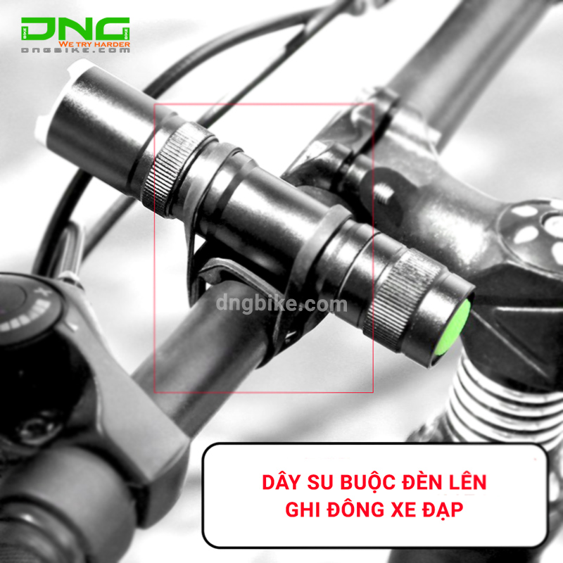 Dây su buộc đèn pin xe đạp