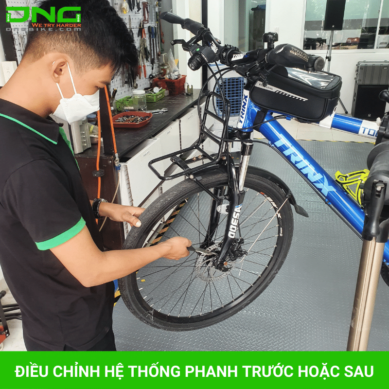 Dịch vụ điều chỉnh hệ thống phanh trước hoặc sau