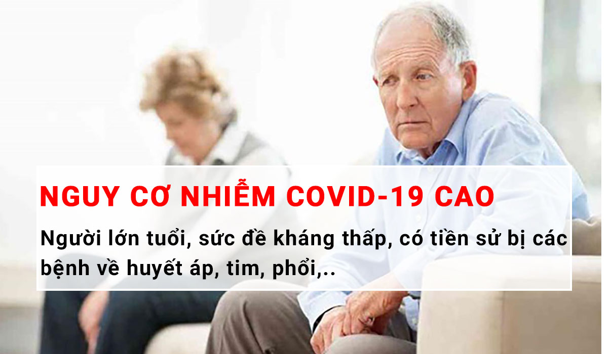 Đối tượng có nguy cơ nhiễm covid-19 cao