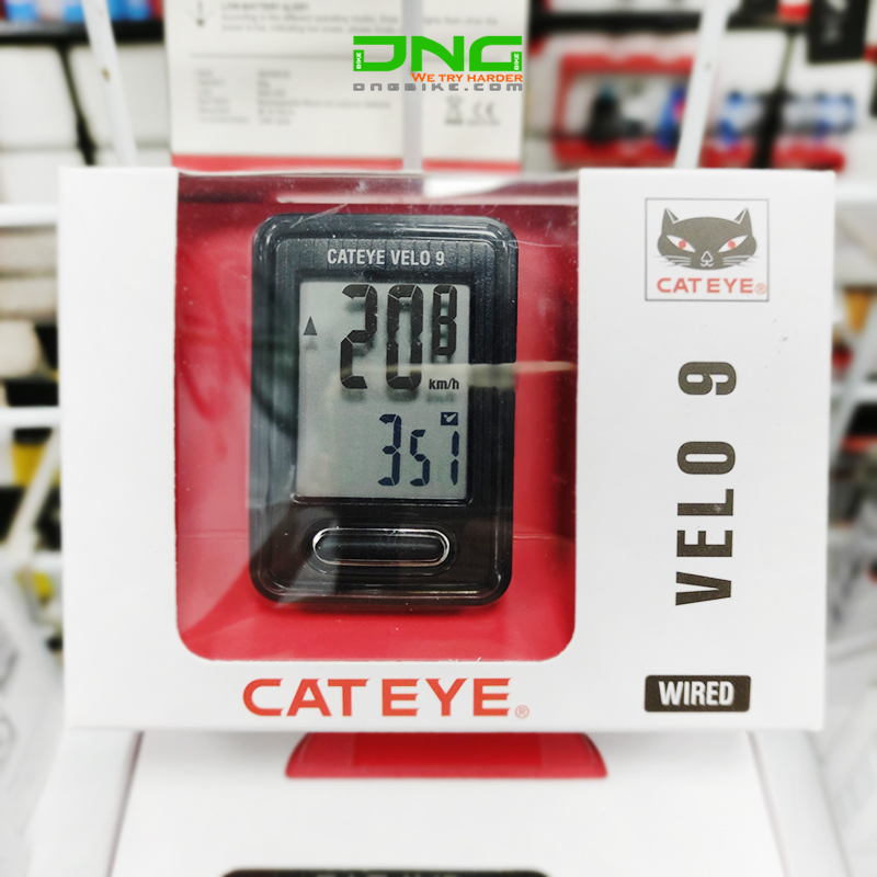 Đồng hồ xe đạp CATEYE VELO 9 CC-VL820 có dây