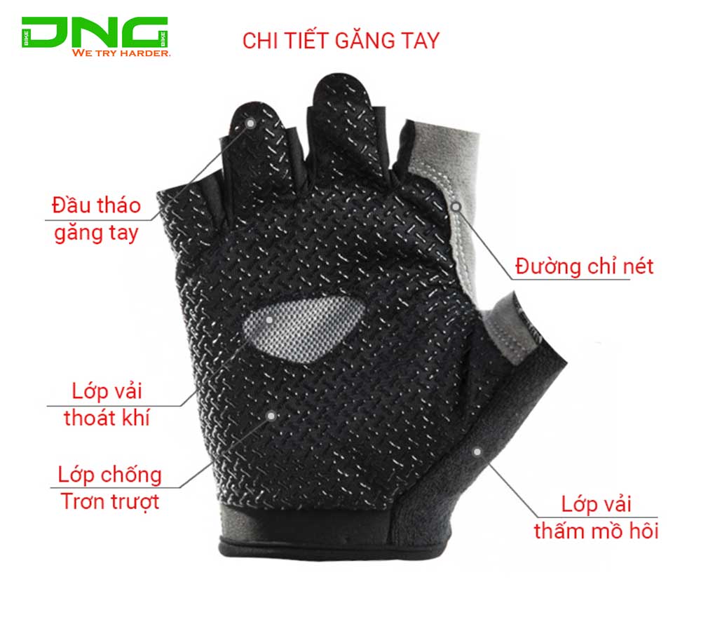 Găng tay xe đạp Huwai