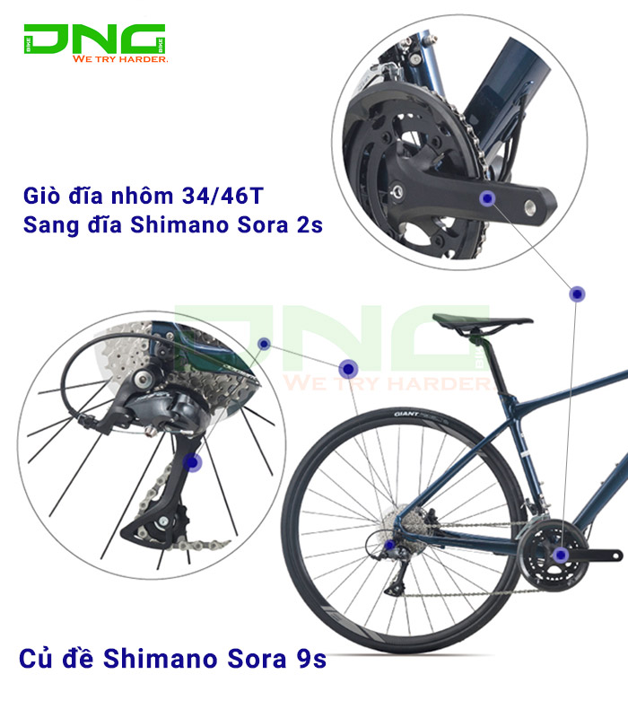 Xe đạp touring GIANT FASTROAD SL 2