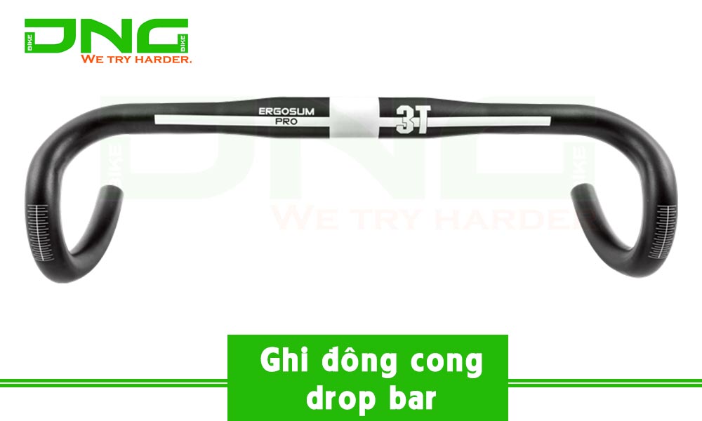 Ghi đông xe đạp, ghi đông cong, ghi đông drop bar