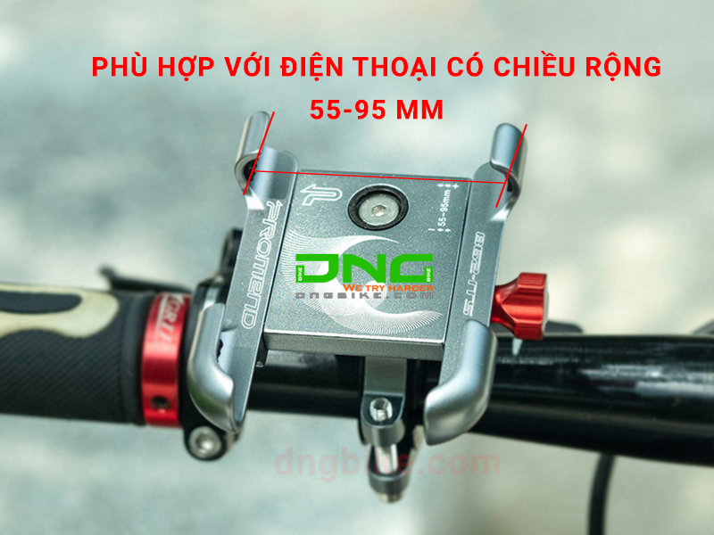 Giá kẹp điện thoại xe đạp Nhôm PROMEND SJJ-298