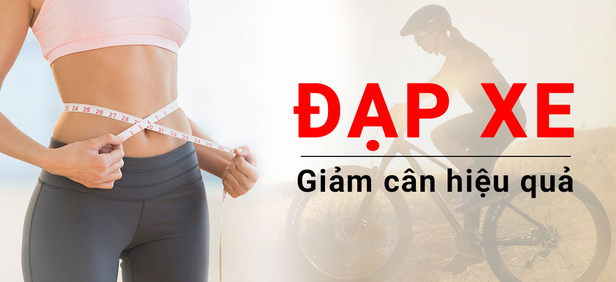 Đạp xe giúp giảm cân hiệu quả