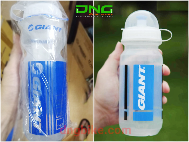 Bình nước xe đạp GIANT trong suốt 600ml