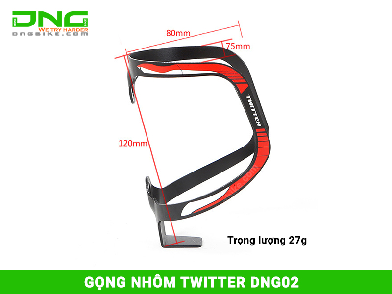 Gọng bình nước xe đạp nhôm TWITTER DNG02