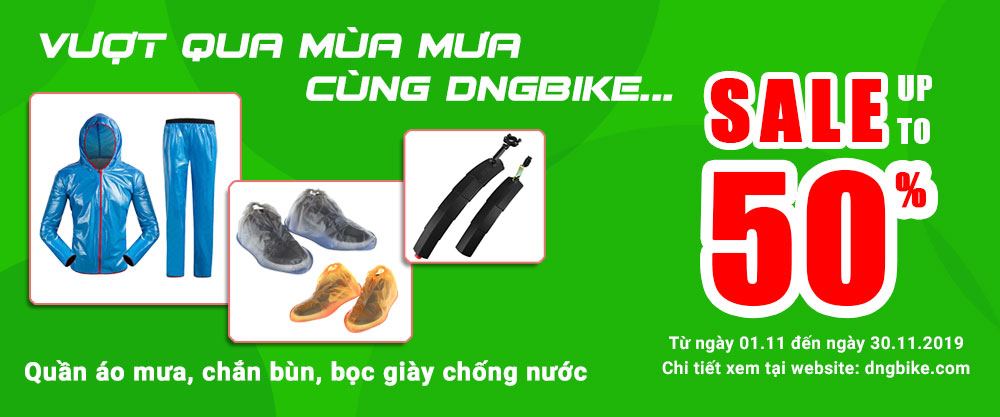 Vượt qua mùa mưa cùng dngbike