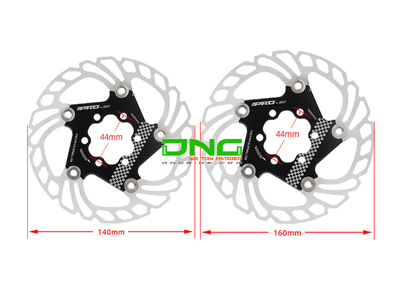 Cụm phanh đĩa dầu xe đạp IIIPRO R5 Kèm đĩa phanh 140mm