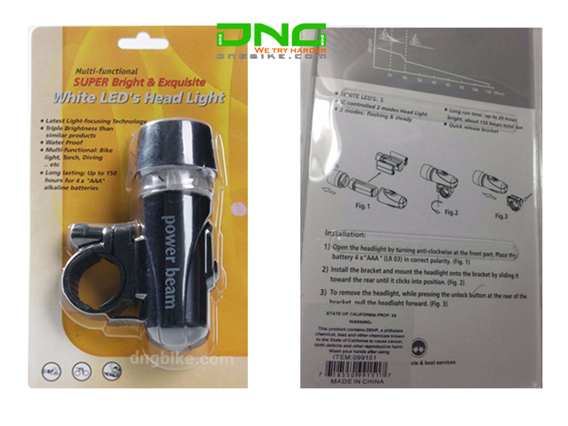 Đèn pin xe đạp POWER BEAM