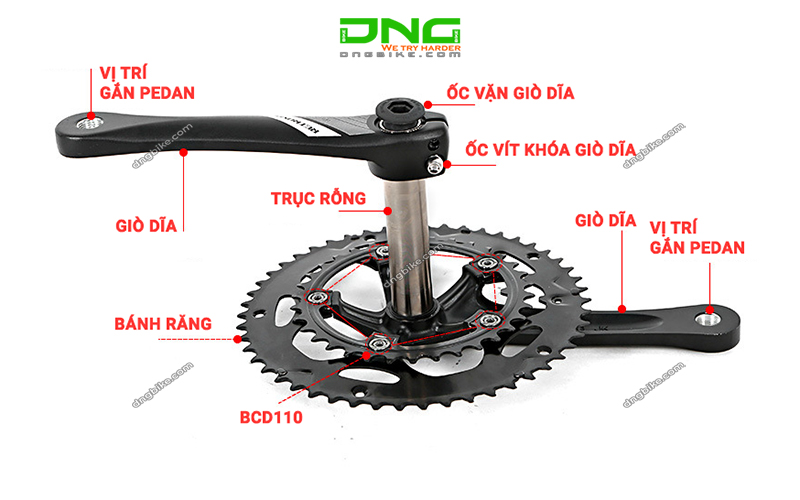 Giò dĩa xe đạp RETROSPEC RS Wheel 50-34T