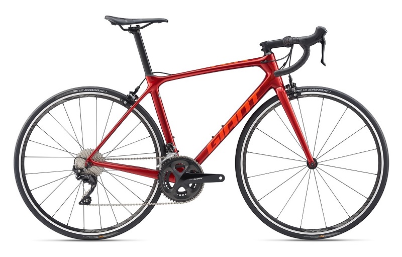 Xe Đạp Đua Giant TCR ADV 2 KOM 2020 Màu Đỏ