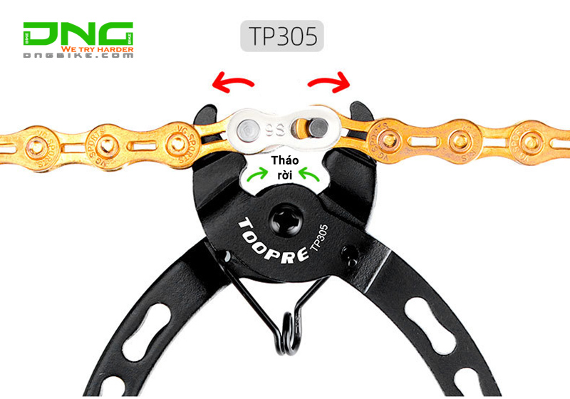 Kìm mở khóa xích xe đạp TOOPRE TP305 kèm móc xích