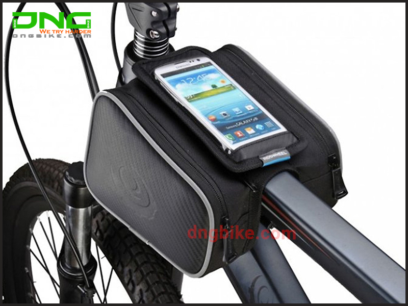 Túi điện thoại treo KHUNG xe đạp 3 ngăn ROSWHEEL