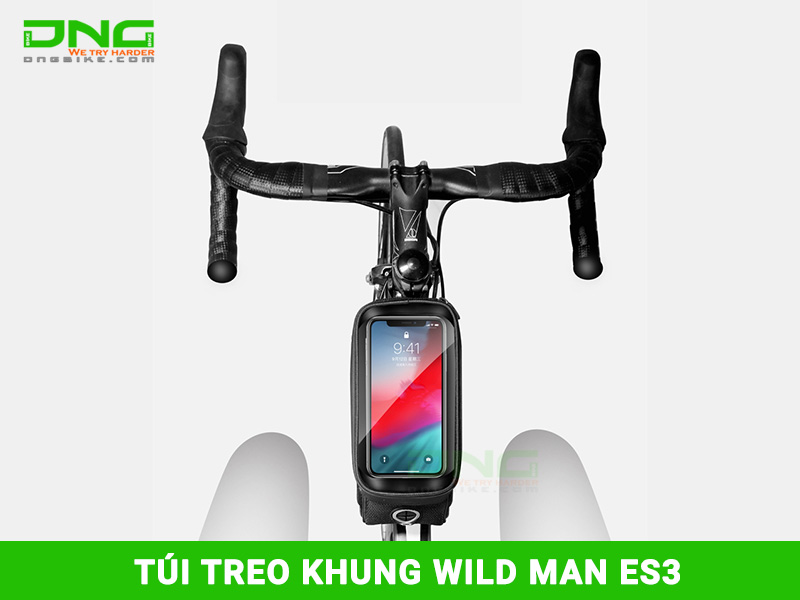 Túi điện thoại treo KHUNG xe đạp chống nước WILD MAN ES3