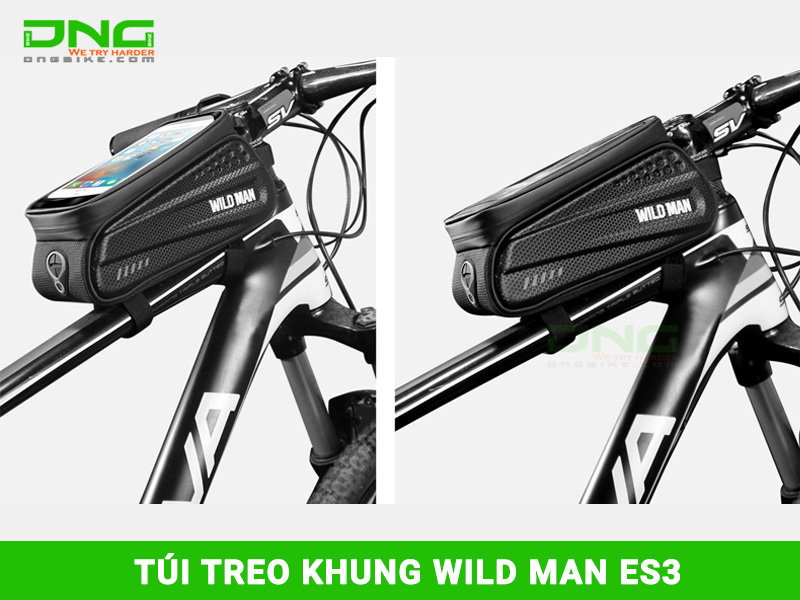 Túi điện thoại treo KHUNG xe đạp chống nước WILD MAN ES3