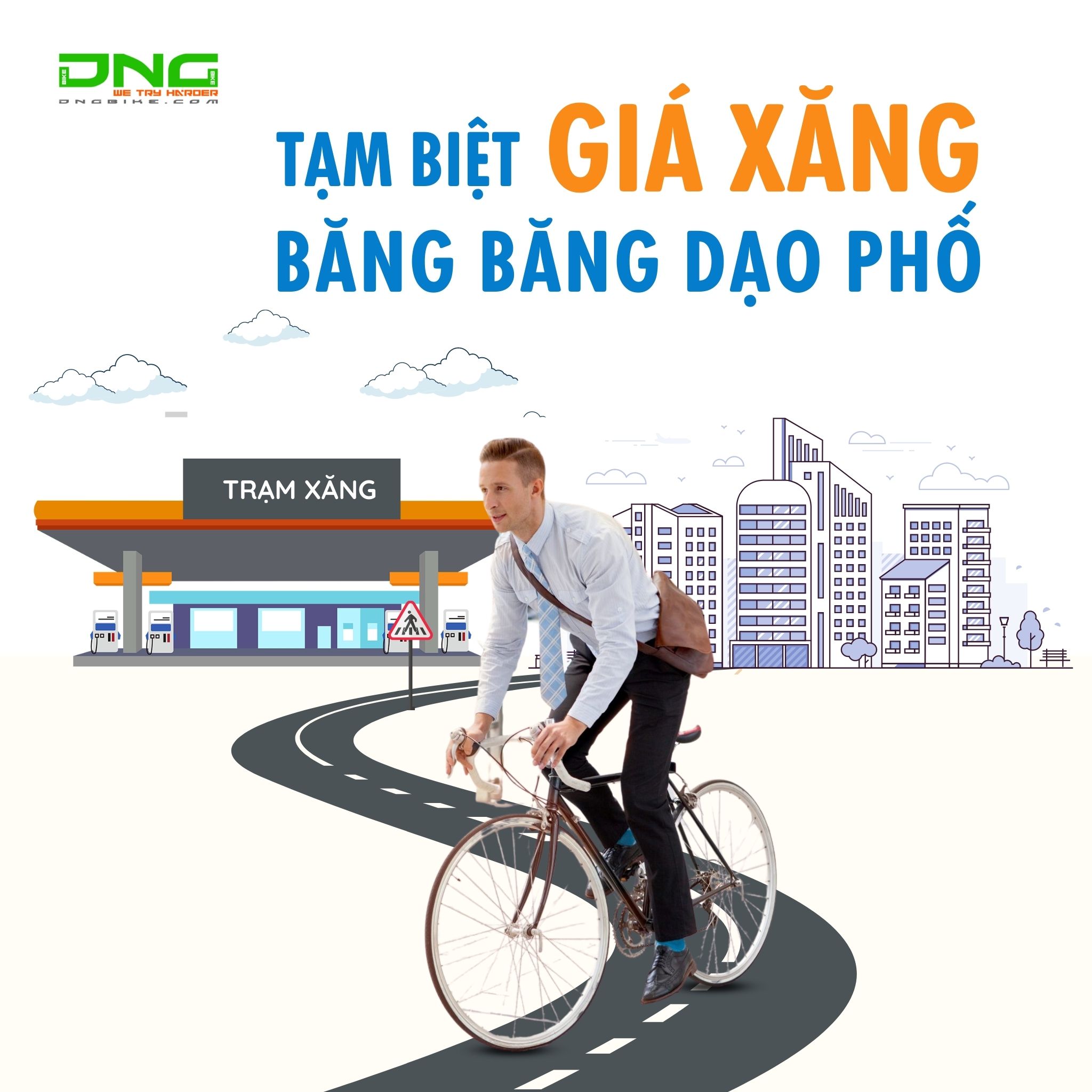 ĐI XE ĐẠP - GIẢI PHÁP TIẾT KIỆM CHI PHÍ KHI GIÁ XĂNG TĂNG CAO