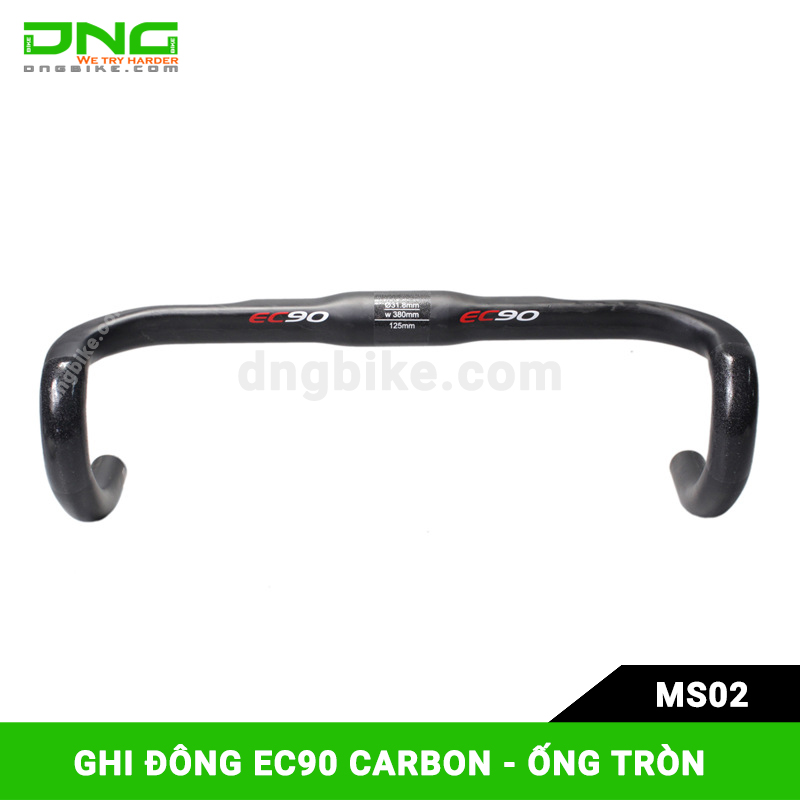 Ghi đông xe đạp road Carbon EC90 ống tròn MS02