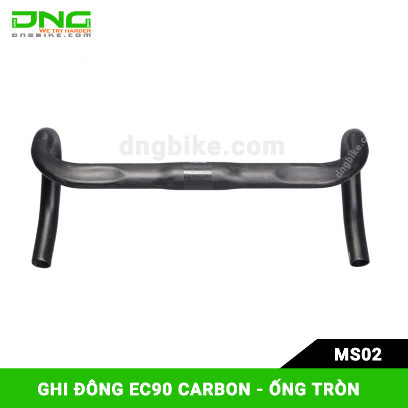 Ghi đông xe đạp road Carbon EC90 ống tròn MS02