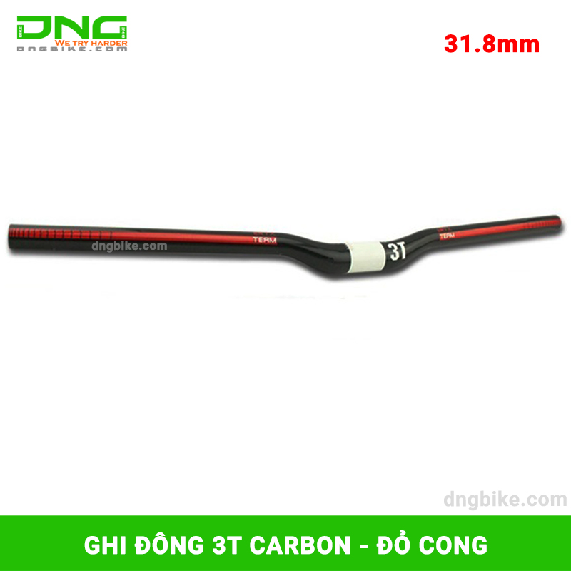 Ghi đông xe đạp địa hình CARBON 3T 31.8mm