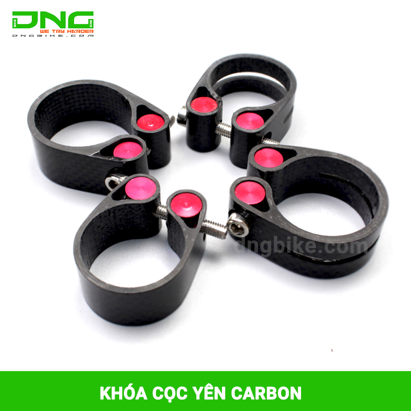 Khóa cọc yên xe đạp sợi Carbon