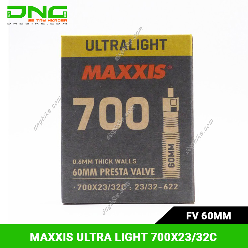 Ruột xe đạp MAXXIS ULTRA LIGHT 700c