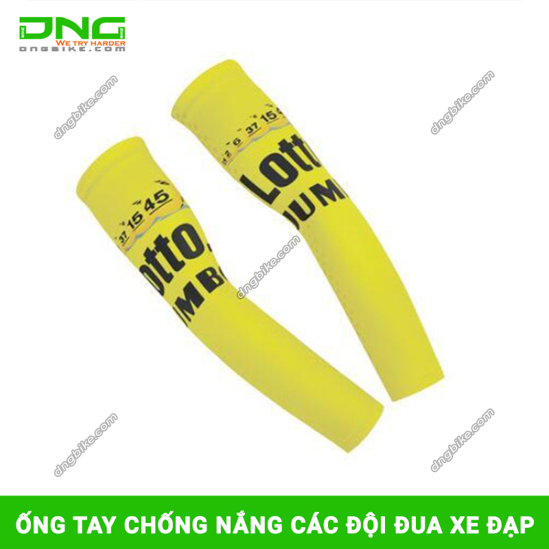 Ống tay chống nắng các đội đua xe đạp